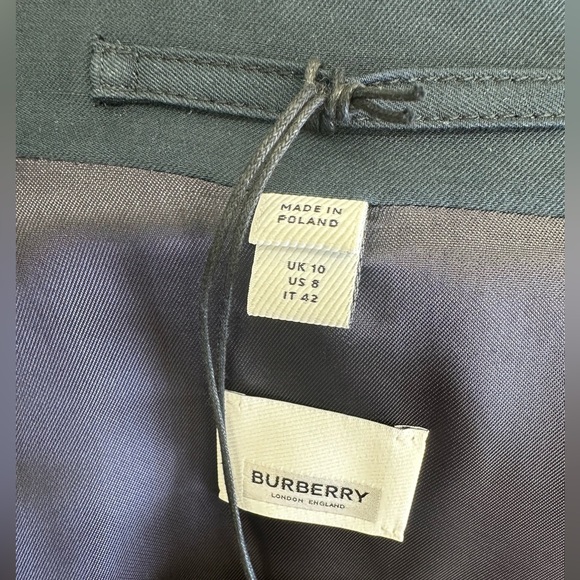 BURBERRY Twill Chain-Link Button Trench Coat - Picture 13 of 14